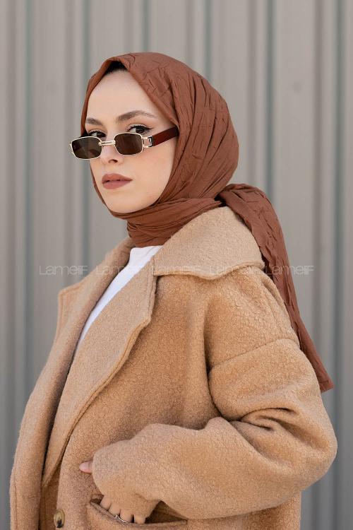 Lamelif Bambu Şal Sütlü Kahve