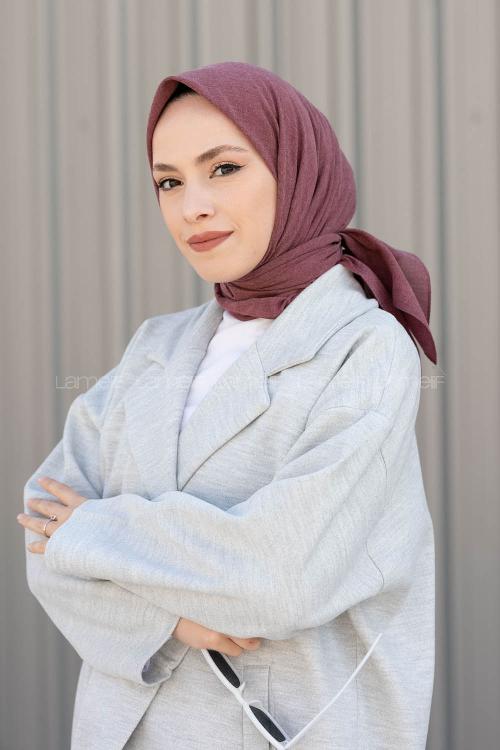 Lamelif Keten Eşarp Gül Kurusu