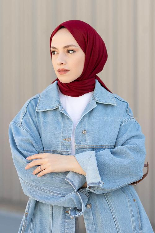 Lamelif Penye Şal Bordo