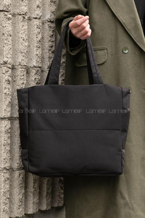 Black Without Accessories Rope Hand Bag Bag