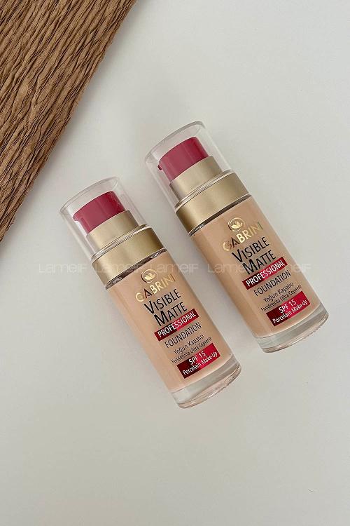 Lamelif Gabrini Visible Mat Yoğun Kapatıcı Fondöten 01