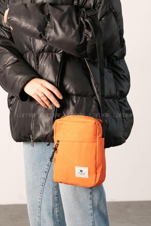 Orange Without Accessories Rope Hand Bag Bag