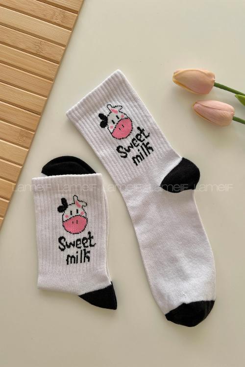Lamelif Sweet Milk Kolej Çorap