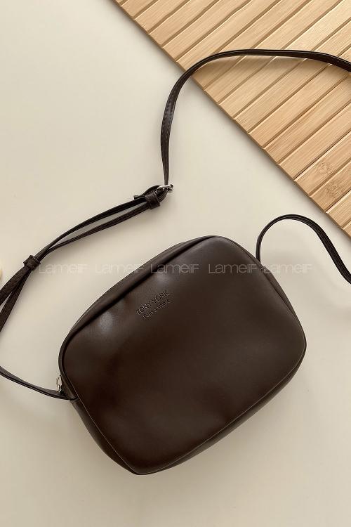 Lamelif Mini Urban Çapraz Askılı Çanta Acı Kahve