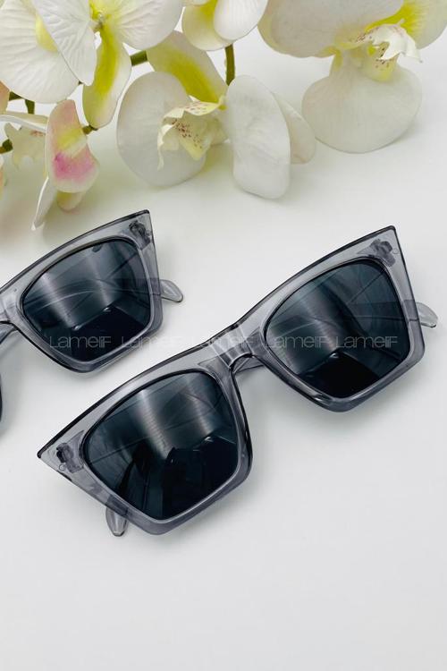 Lamelif Füme Cat Eye Güneş Gözlüğü