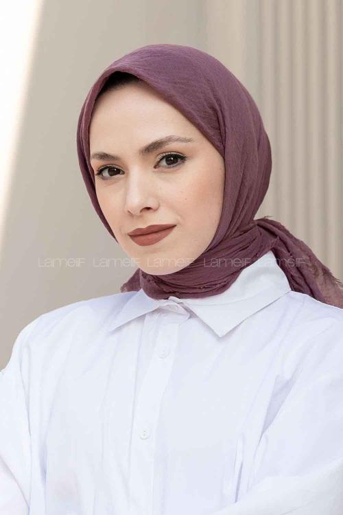 Lamelif Bürümcük Eşarp Eflatun