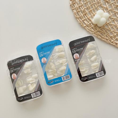 Off White Artificial Nails