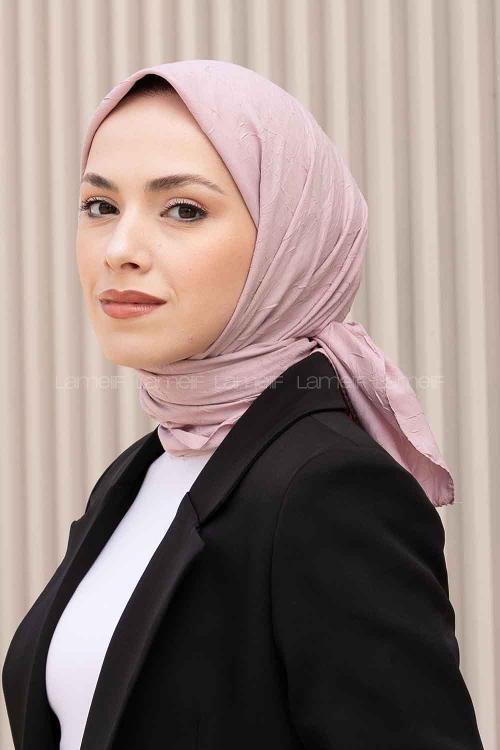 Lamelif Bambu Eşarp Açık Pudra