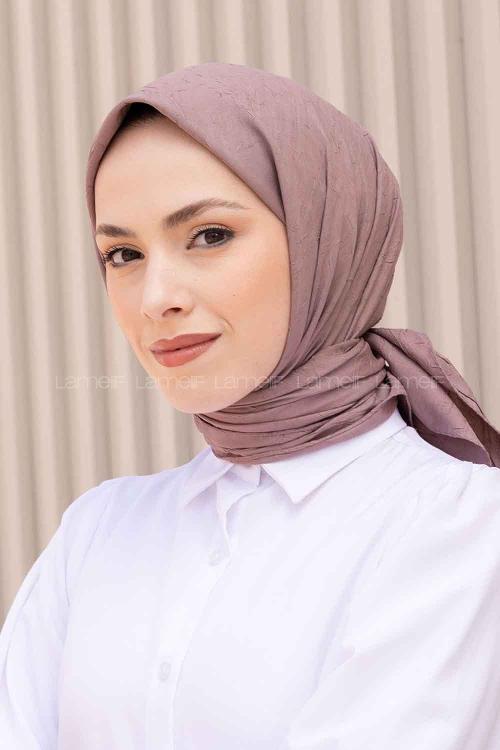 Lamelif Bambu Eşarp Soft Gül