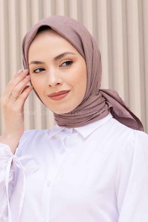 Lamelif Bambu Eşarp Soft Gül