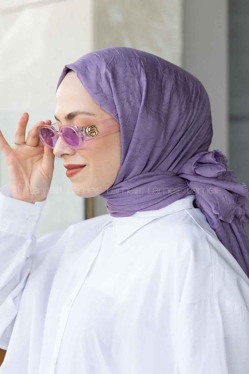 Lamelif Bambu Şal Lavanta