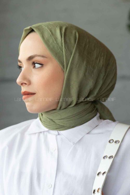 Lamelif Bambu Şal Mint Yeşili