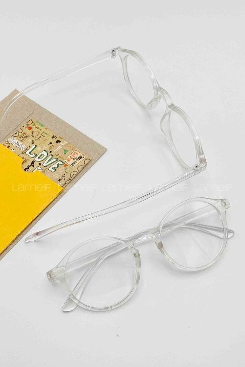 Lamelif Ayris -Şeffaf Çerçeve Şeffaf Cam- Güneş Gözlüğü