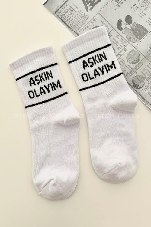 Lamelif Aşkın Olayım Kolej Spor Çorap