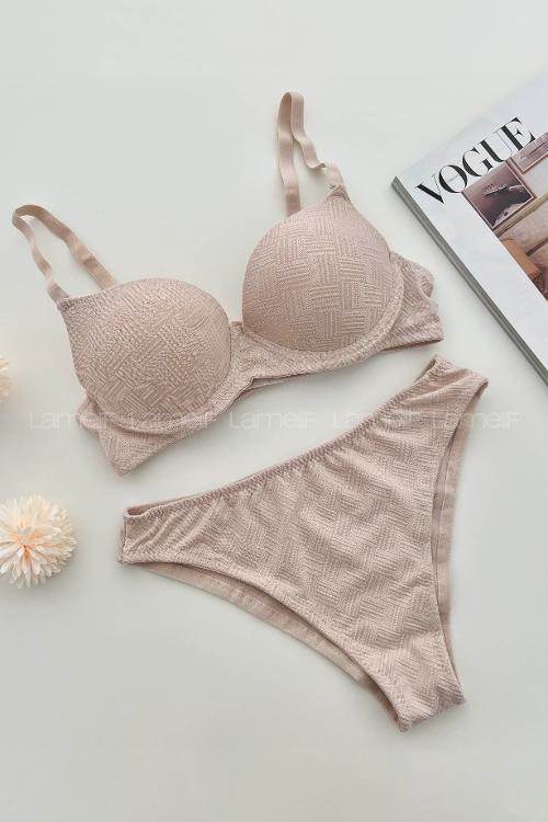 Skin Cotton Fabric Underwire Support Bralet