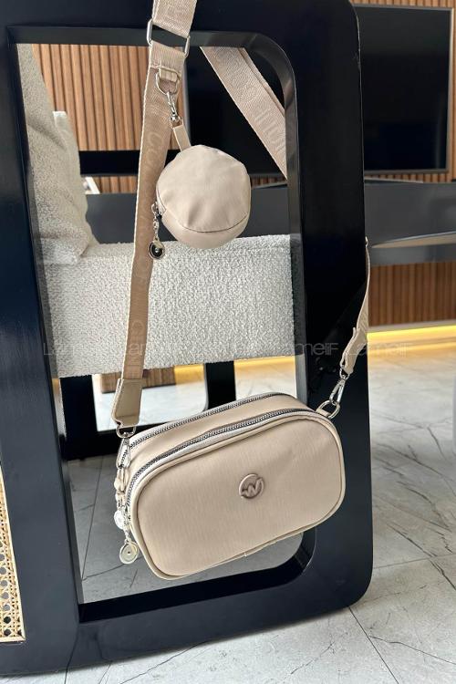 Mink Buckle Skin Hand Bag Bag