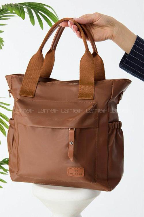 Tan With Suspenders Skin Hand Bag Bag
