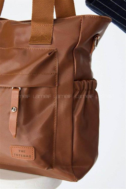 Tan With Suspenders Skin Hand Bag Bag