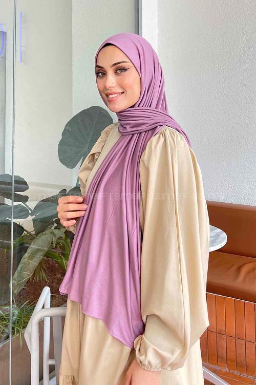 Lamelif Lila Penye Şal