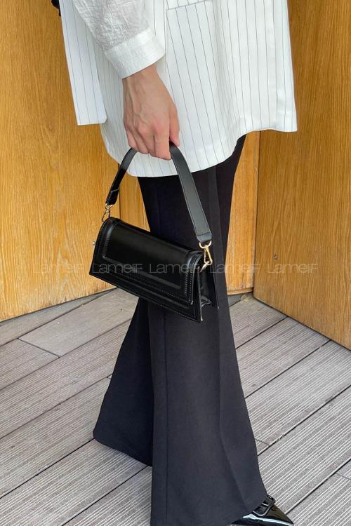 Lamelif Mini Julia Model Kadın El Ve Omuz Çantası Siyah