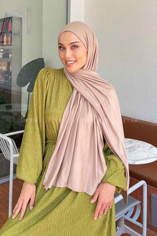 Lamelif Vizonrengi Penye Şal