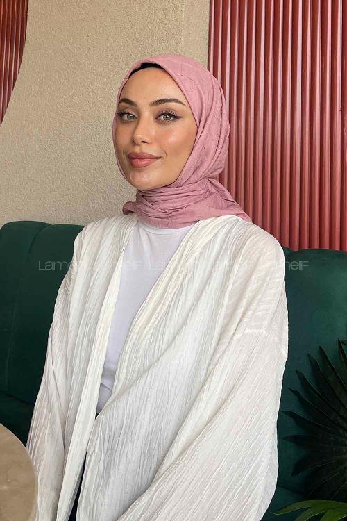 Lamelif Bambu Eşarp Pudra