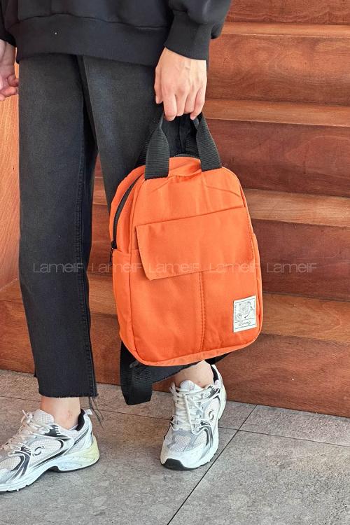 Orange Without Accessories Rope Hand Bag Bag