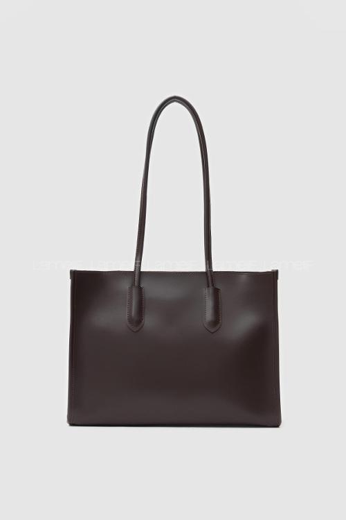 Lamelif Paella Acı Kahve Omuz Çantası 