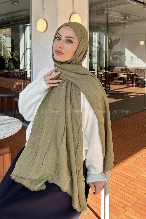 Lamelif Bambu Şal Soft Yeşil