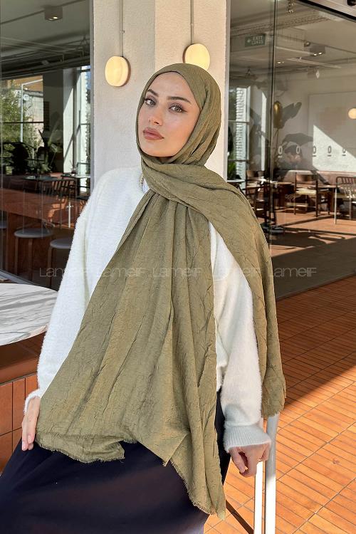 Lamelif Bambu Şal Soft Yeşil