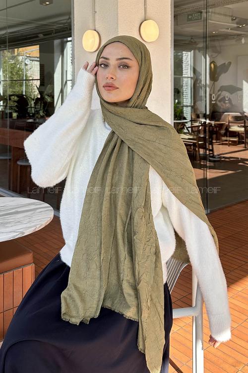 Lamelif Bambu Şal Soft Yeşil