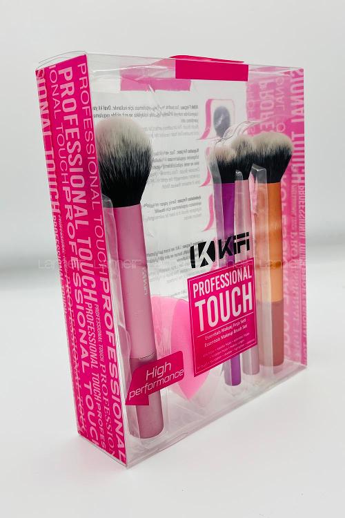 Lamelif Kifi 4 Lü Fırça Seti Süngerli