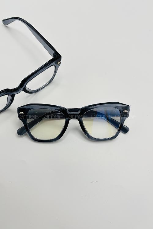Lamelif İnes Füme Çerçeve Şeffaf İmaj Gözlük