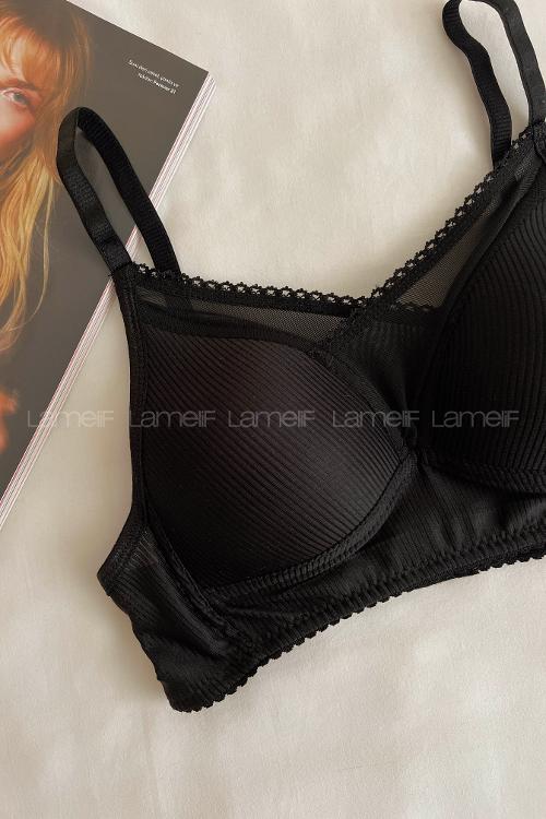 Lamelif Dantelli Push Up Sütyen