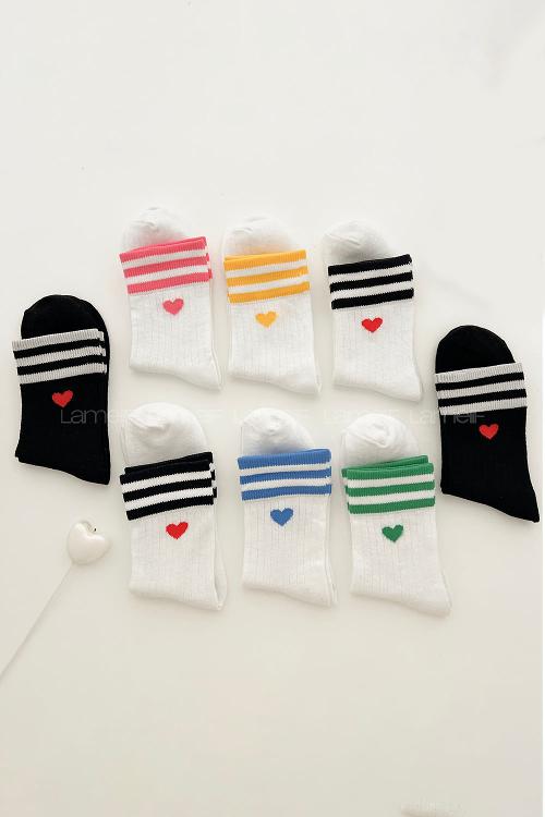 Lamelif 8li Fitilli Kalpli Kolej Çorap
