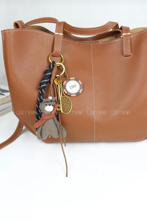 Lamelif Bez Oyuncak Çanta Charmı