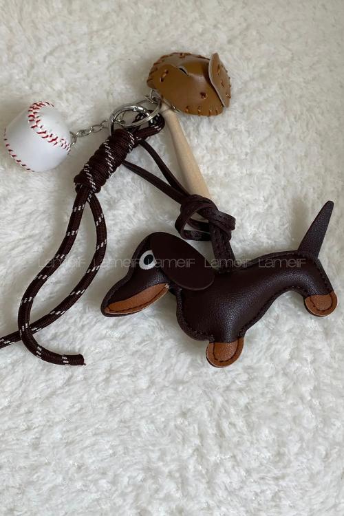 Lamelif Hermes Köpek Çanta Charmı