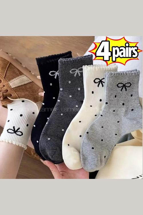 Lamelif 4lü Fiyonk Kolej Çorap