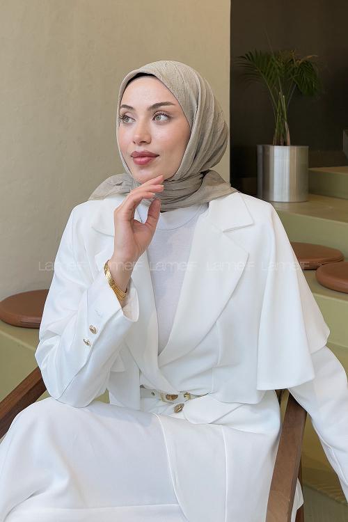 Mink Cotton Fabric Straight Shawl