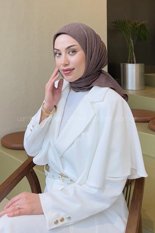 Lamelif Bambu Eşarp Soft Kahve