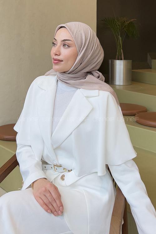 Lamelif Bambu Eşarp Vizon