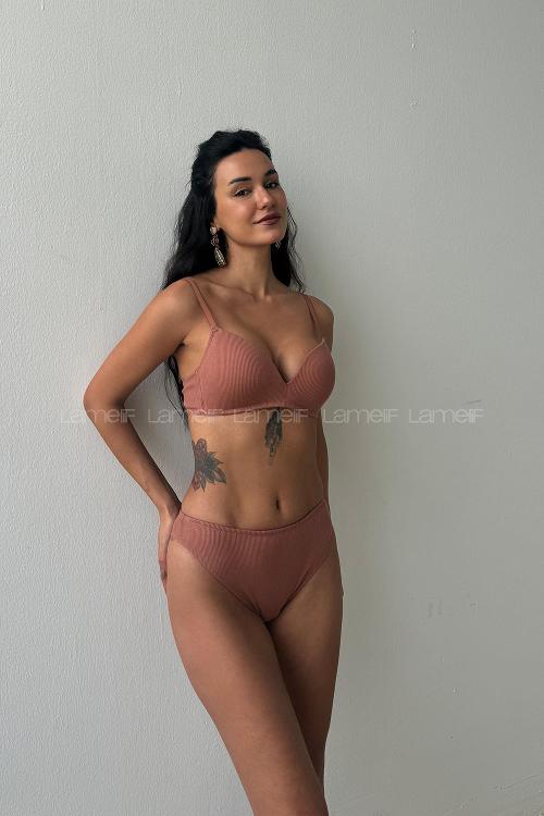 Lamelif Line Kaşkorse Desteksiz Takım