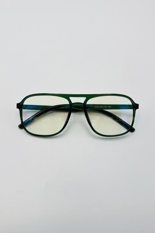 Lamelif Niva Yeşil Çerçeve Şeffaf İmaj Gözlük