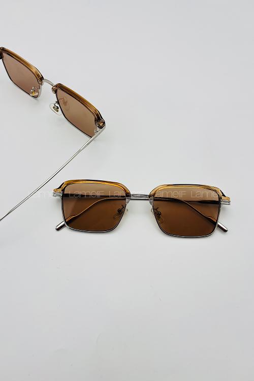Lamelif Noa Luxery Kahverengi Güneş Gözlüğü