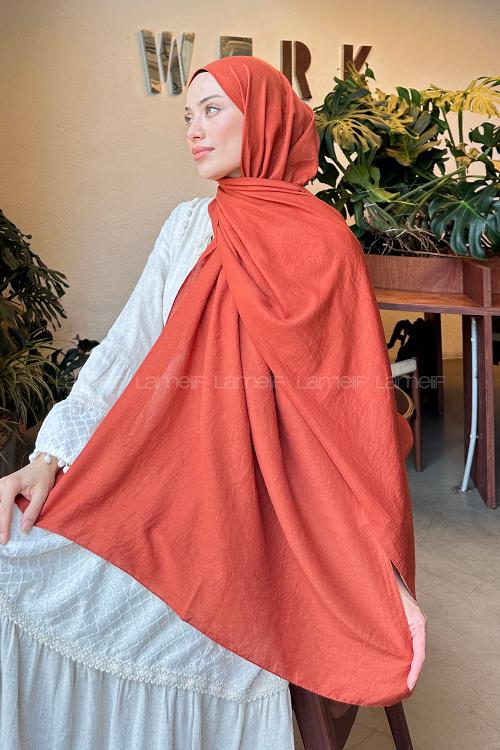 Lamelif Comfort Pamuk Şal Kiremit