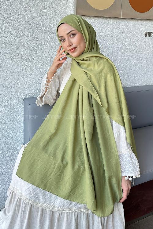 Lamelif Comfort Pamuk Şal Mint Yeşili