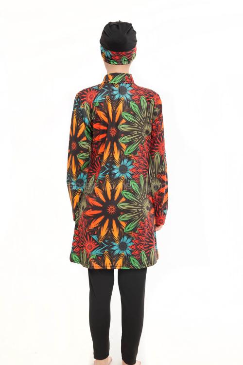 Lamelif Haşama Tesettür Mayo Hijap Renkli