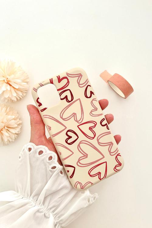 Lamelif  ıPhone 11 Kalp Telefon Kılıfı