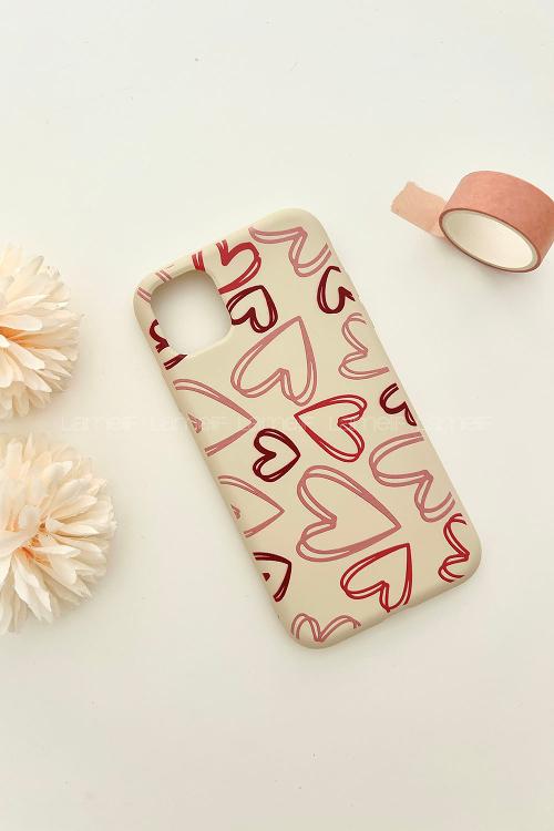 Lamelif  ıPhone 11 Kalp Telefon Kılıfı