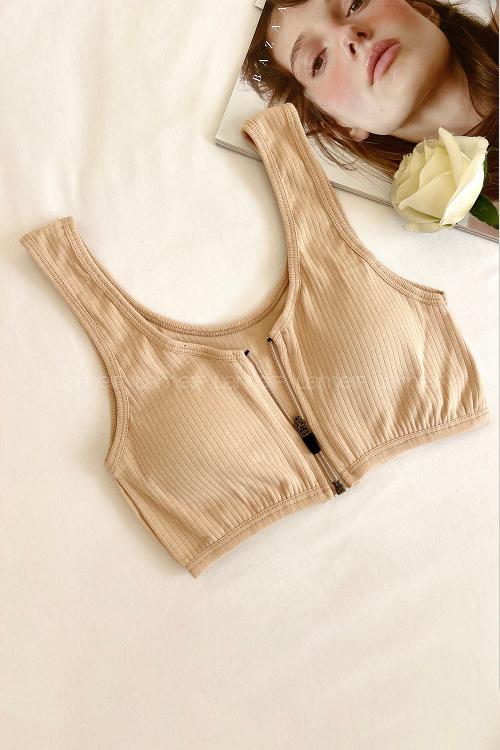 Skin Cotton Without Underwire Unsupport Bralet